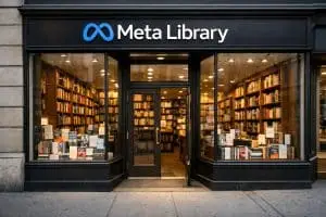 Librairie publicitaire Meta Ad Library permettant de consulter les publicités Facebook et Instagram.